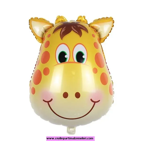 Sevimli Zürafa Folyo Balon